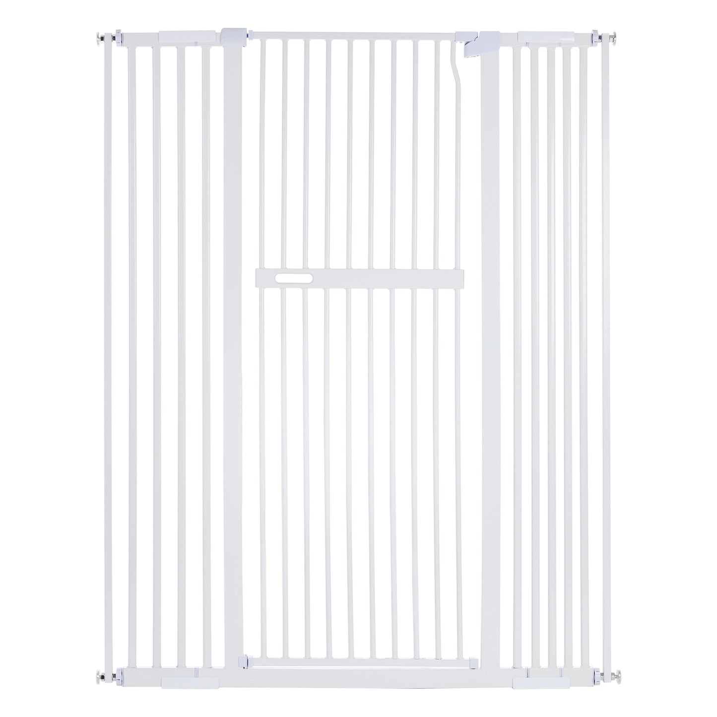 55.1" Extra Tall Pet Gate, 29.9-44.4" Wide Dog Gates for Doorways & Stairs